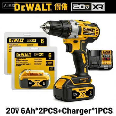 

Новая 100% оригинальная аккумуляторная батарея Dewalt 6Ач 20В для электроинструментов, модели DCB206, DCB205, DCB200