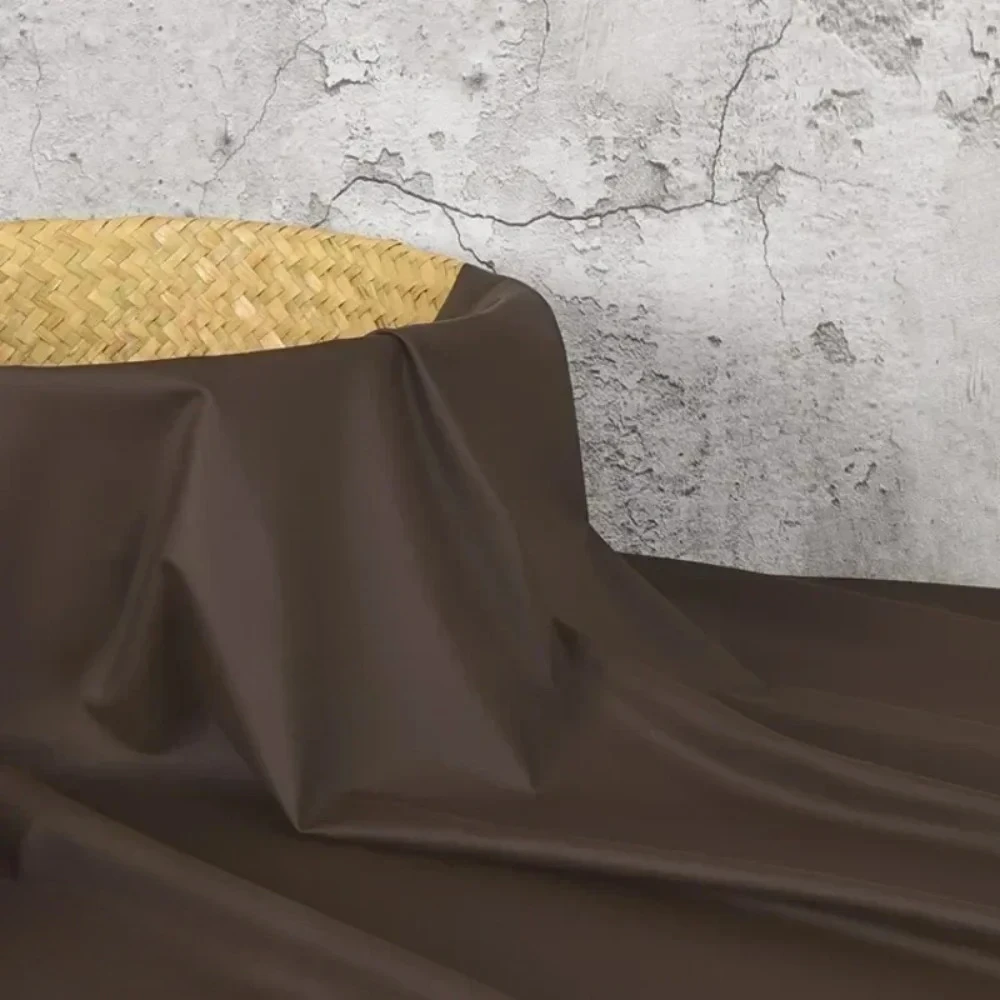 

Four Sided Elastic Thin Matte Leather Fabric Coffee Brown Wholesale Cloth Apaprel Diy Sewing by The Meter Material