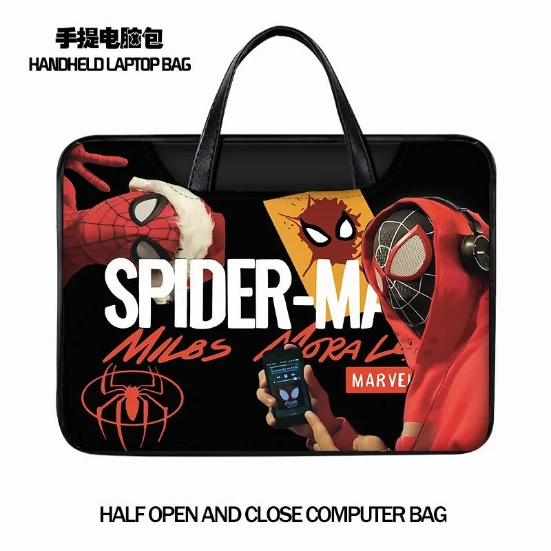 New Spiderman Laptop Bag 13.3 14 16 17 15.6 Inch Laptop Bag for Macbook Air Pro Lilo & Stitch Computer Handbag Briefcase Gift