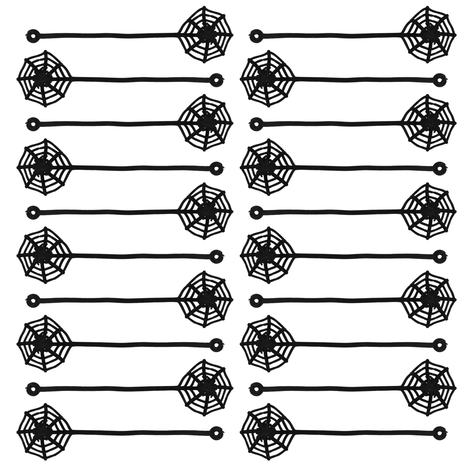 20 Pcs Viscous Spider Web Halloween Toys Accessories Kids Gifts Sticky Presents for Playthings Supple