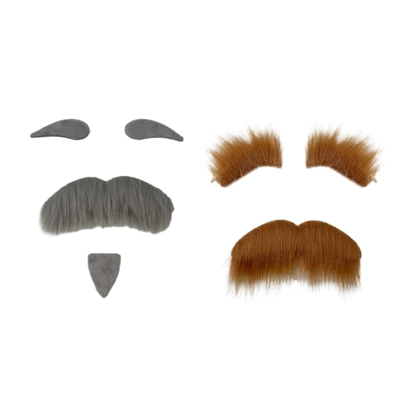 Halloween Beard Cosplays Costume Props Mustache Christmas Party Supplies DIY