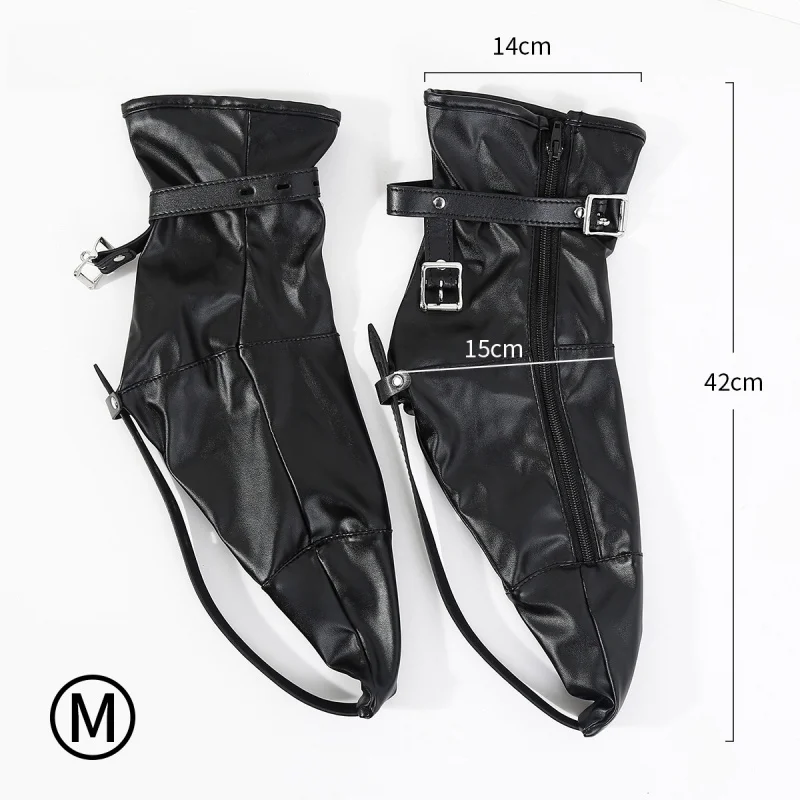 Adult Dog Slave Set With Fetish Puppy Hood Mask Binding Gloves Boots Knee Protectors For Couple Crawling BDSM Spare Sex Toys_voghion.com