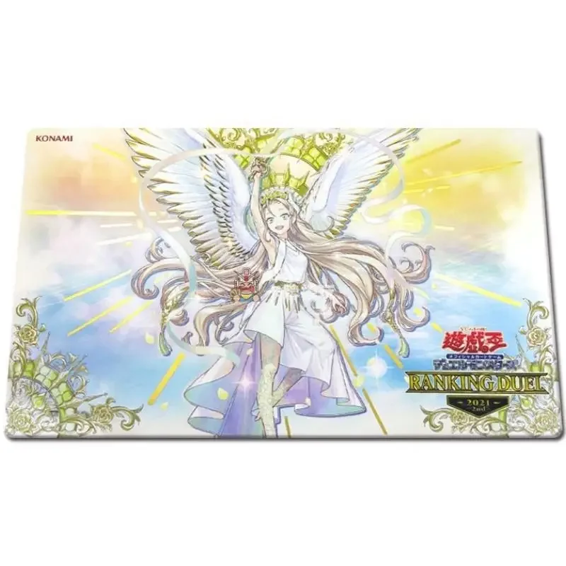 Yu-Gi-Oh! Flash Card Pad Diviner of The Herald Victorica Angel Diy Action Toy Figures Anime Game Collection Single Battle Mat