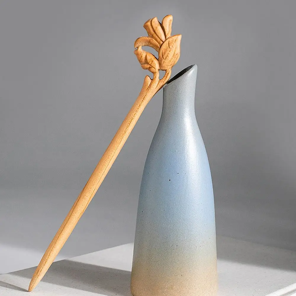 

Braided Hairpins Wave Shape Hair Sticks Flower Cloud Wooden Hair Sticks Korean Hair Clip Women Hanfu Hairpins Chinese Hair Fork