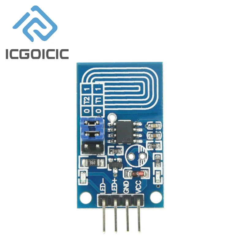 1-20PCS Capacitive Touch LED Dimmer Module – PWM Stepless Dimming, 9-30V Input, 5A Max, for 12V/24V Strip & Panel Lights