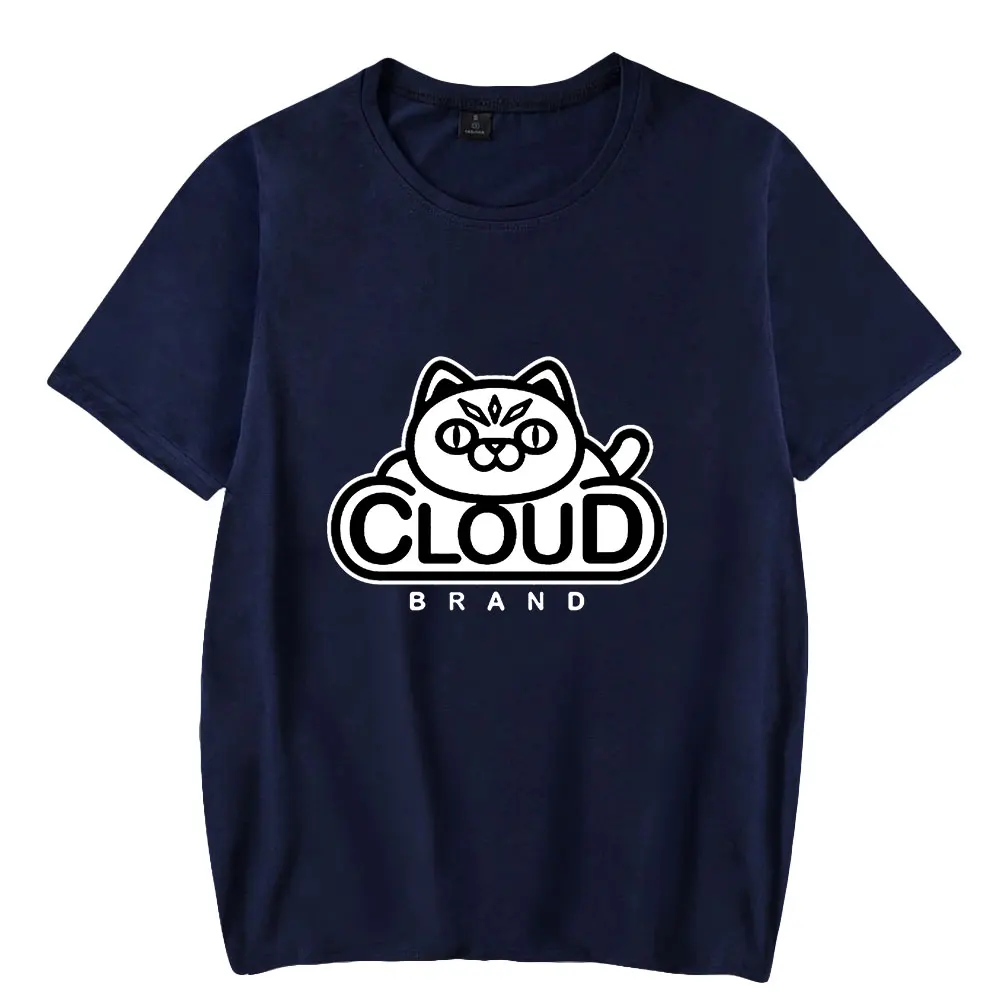 

2026 PopularMMOs Cloud Brand Tee Crewneck Short Sleeve Women Men T-shirt Harajuku Streetwear Casual Style Unisex Clothes