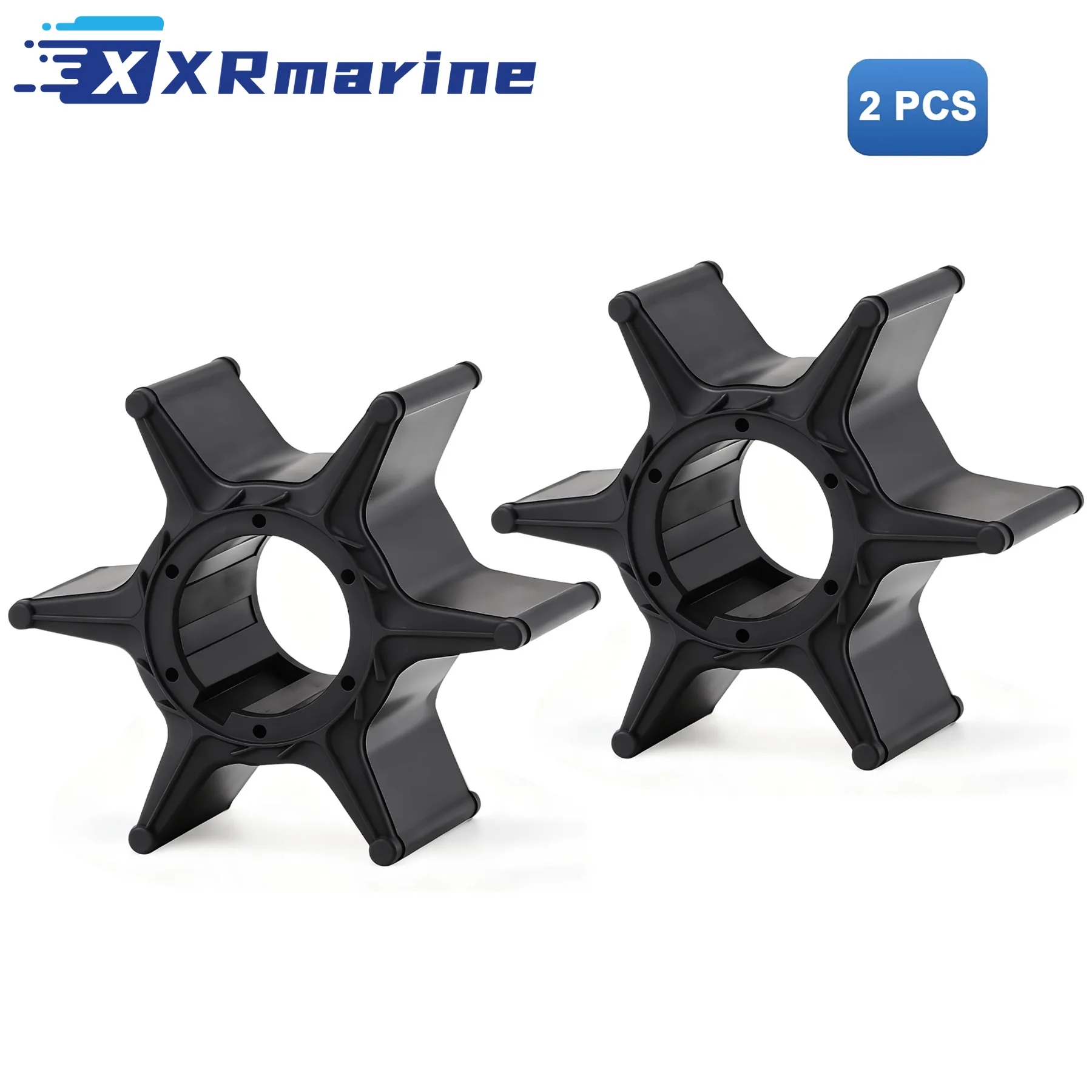 2 Pcs Water Pump Impeller 67F-44352 for Yamaha 4 Stroke Outboard 75HP 80HP 90HP 100HP Boat Engine Parts 18-3042 67F-44352-00
