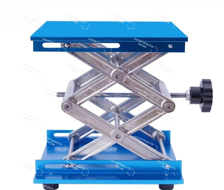 Small Lifting Table, Manual Lifting Bracket, Platform Workbench, Aluminum Oxidation Laboratory Lifting Table