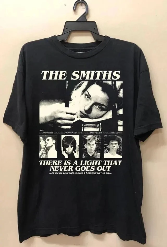T-Shirt Vintage The Smiths Music Band, chemise des années 90, ample et respirant, pour hommes et femmes, été