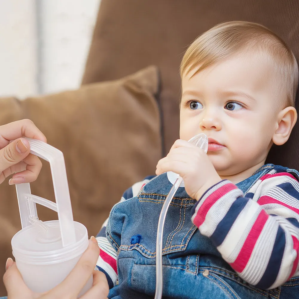 

Manual Baby Nasal Aspirator Powerful Hand Pump Nose Tip Hygienic Nose Sucker Comfortable Non-invasive Nose Suctioners for Baby