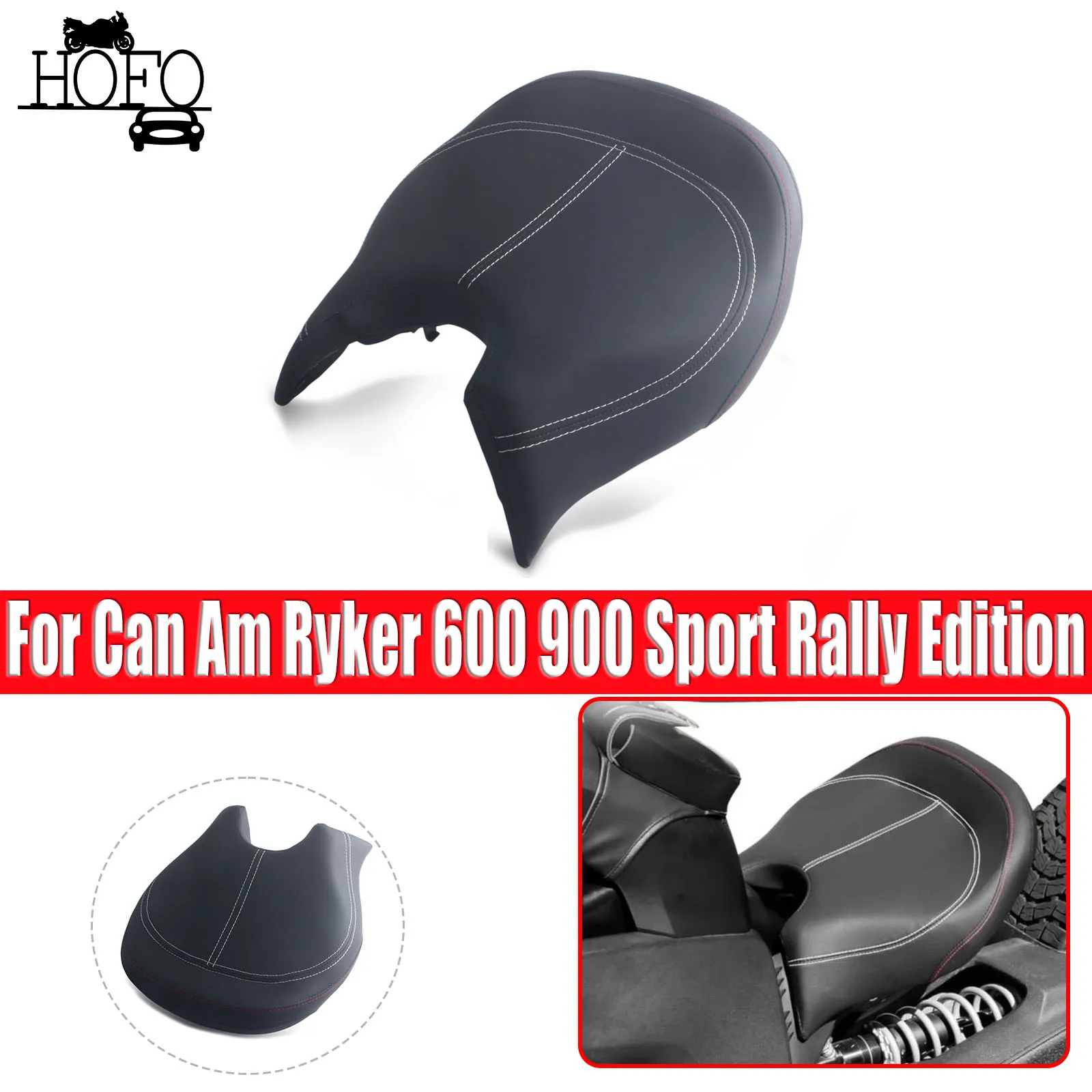 Motorcycle Front Rider Seat Driver Seat For Can Am Ryker 600 900 Sport Rally Edition 2019-2025