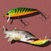1 Uds 70mm 10g cuenta atrás Elite 75 Jerkbait Stream cebos para lago Mini pececillo pesca giratoria Wobbler Artificial trucha hundimiento señuelo