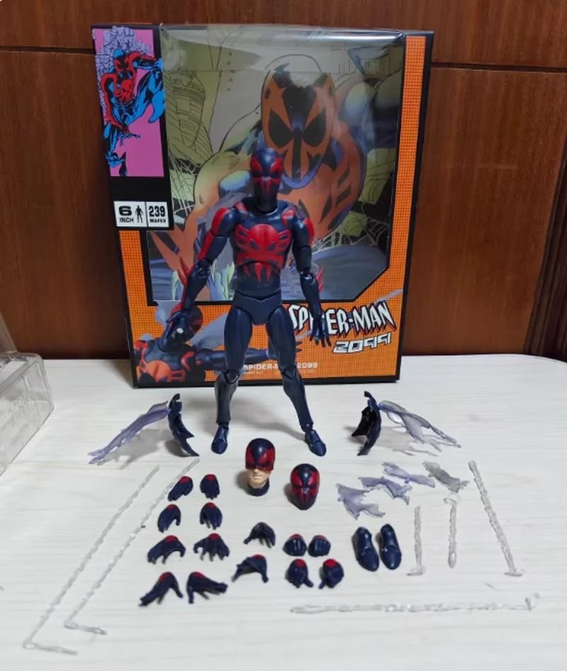 NIEUWE MAFEX 239 Spider Man 2099 Comic Versie 1/12 Schaal 6-inch Mobiele Pop Handgemaakte Echte Action Figure Speelgoed