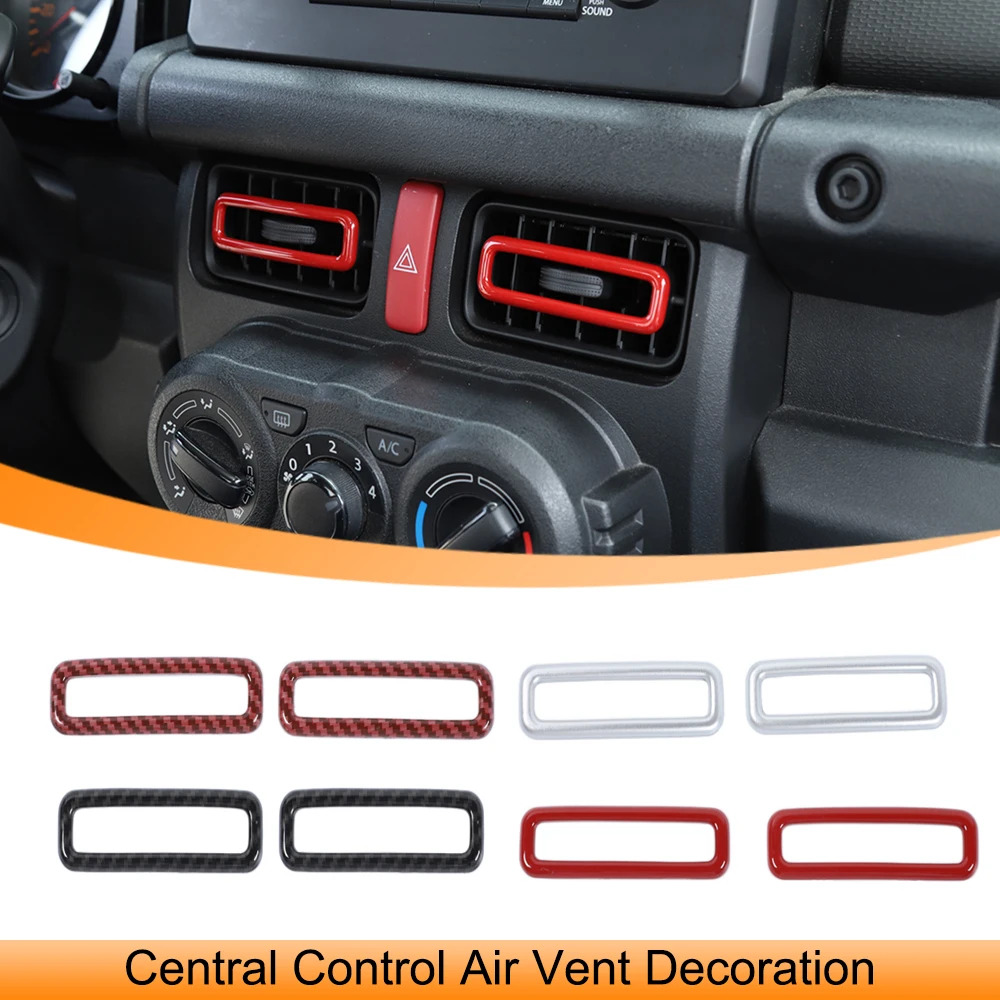 

Car Center Console Air Conditioner Vent Outlet Decoration Cover for Suzuki Jimny 2019 2020 2021 2022 2023 Interior Accessories