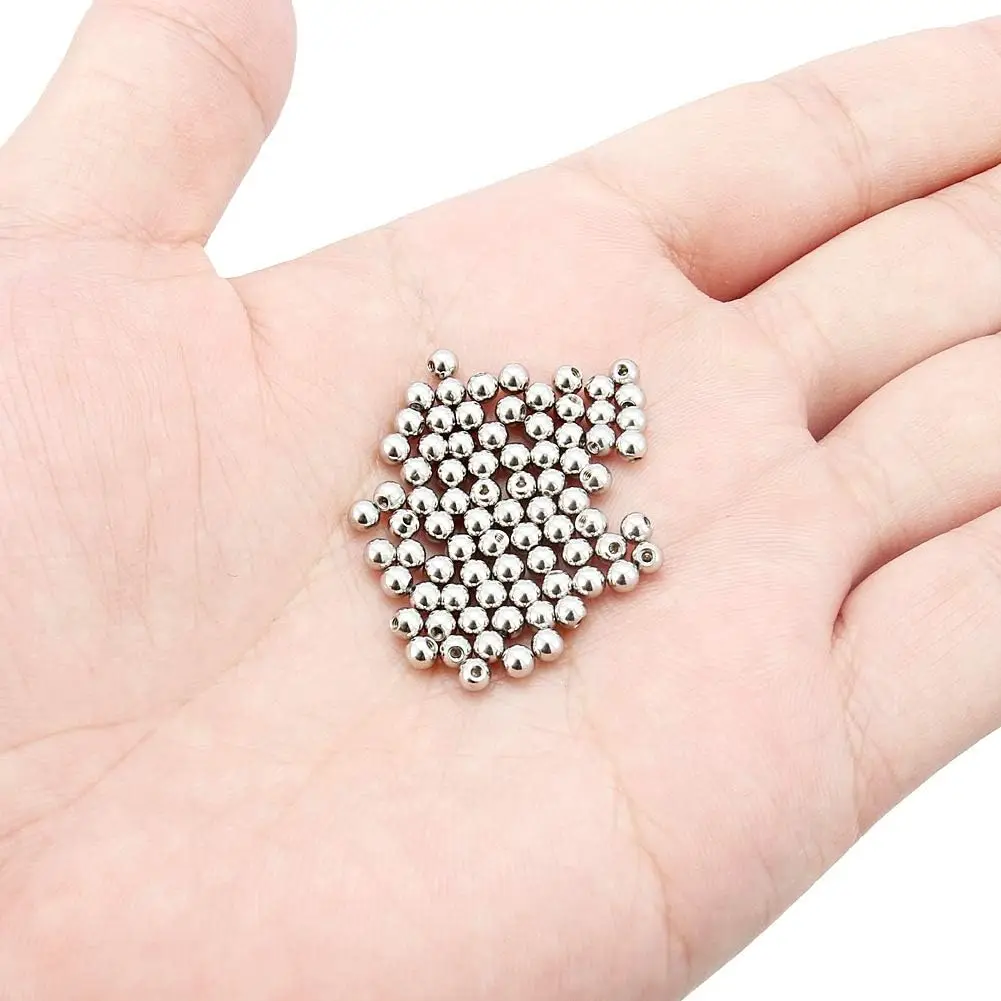 100 Pcs/bag 3mm 4mm Replacement  BALLS  Threaded Surgical Steel Industrial Barbell Tongue Belly Body Piercing Parts