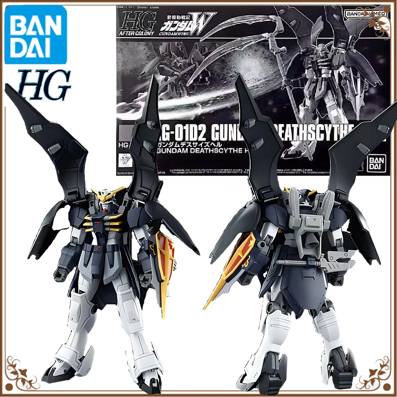 Bandai HG 1/144 GUNDAM  XXXG-01D2 Gundam DEATHSCYTHE HELL Action Figure Assembly Toys Give children Gift Model Ornaments