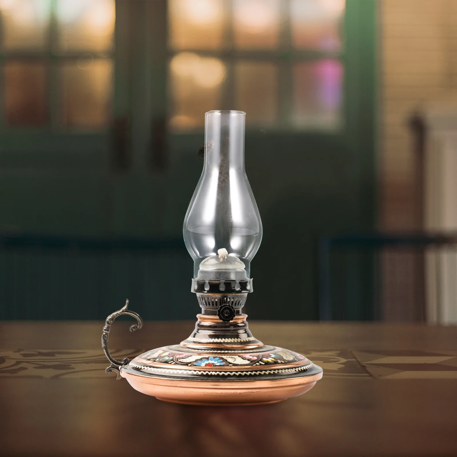 

Lamp Chimney Clear Glass Shade Vintage Replacement Oil Lamp Transparent Glass Lampshade Globe for Lamps