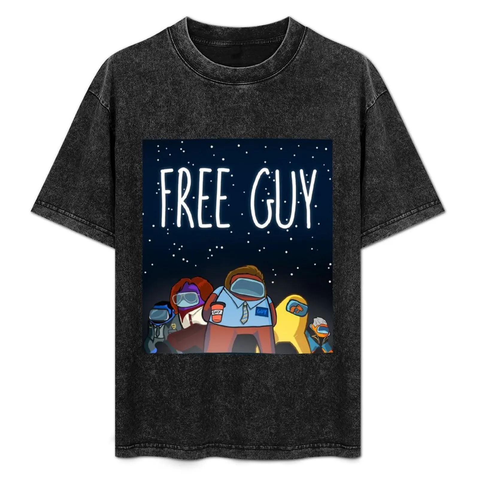 

Free Guy T-Shirt Urban Style Print T-Shirt