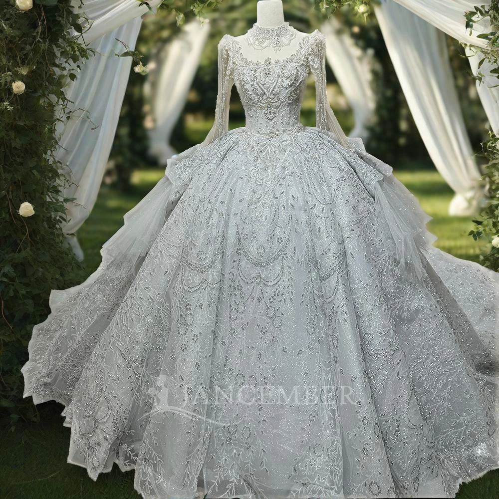 

Simple Charming Wedding Dresses O-Neck Organza Bridal Gowns Vintage Tassel Vestidos De Novia 2024 vestidos de novia DW0022