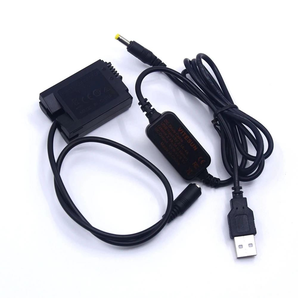 EP-5G DC Coupler EN EL25 Dummy Battery&USB DC CableFit for Nikon Z50 ZFC Cameras