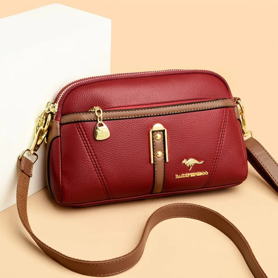 2024 New Brand Design Fashion Shoulder Messenger Bags Luxury Soft Leather Crossbody Sac High Quality Small Handbags and Purses