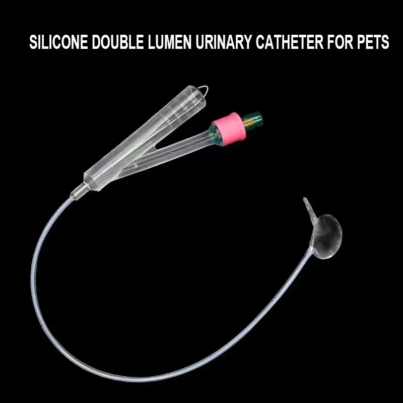Catheter with Stylet Veterinary Instrument for Dog Use Test Strips Product Category High Quality Double Lumen view 3