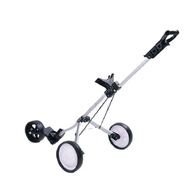 3 Wheel Golf Trolley Golf Push Cart Lightweight Portable And Foldable