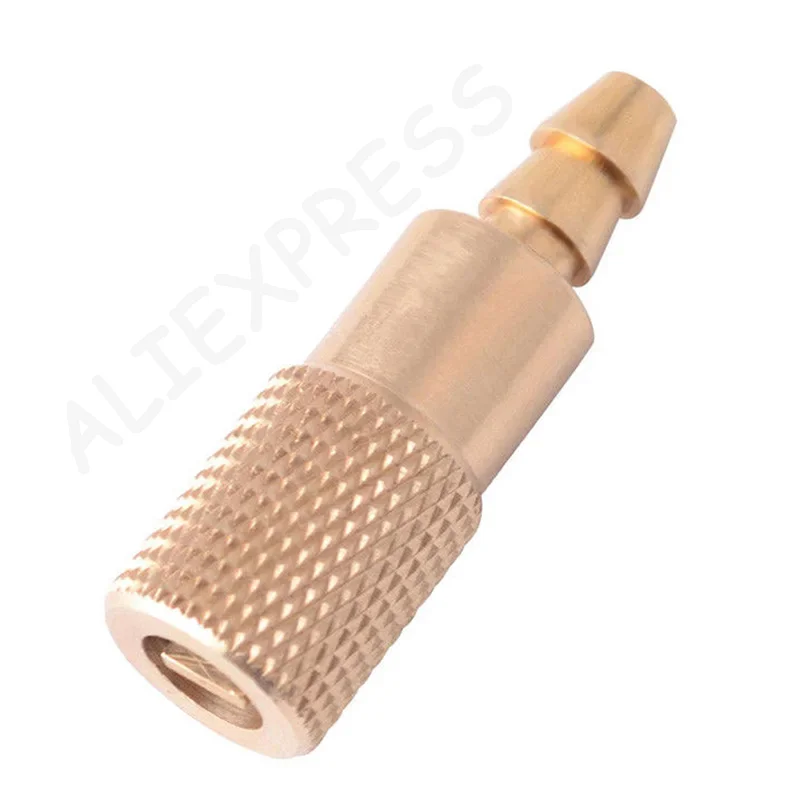 New Car Tire Inflator Valve Connector Clamp Joint Connector Adapter Car 3.9mm Brass Tire Valve Joint Inflator Pump