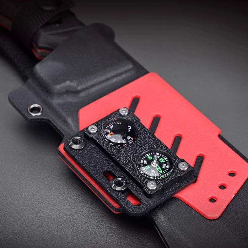 

Outdoor Multifunctional Compass Thermometer Sheath Accessories K Sheath DIY Convenient Camping and Mountaineering EDC Tool