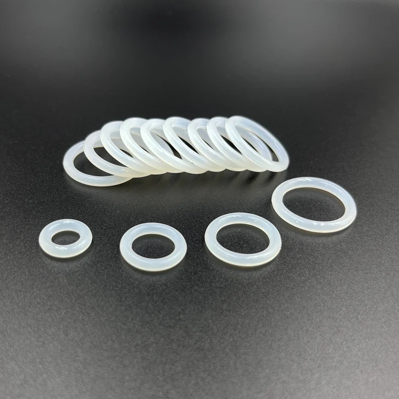 Weißer Silikon-O-Ring VMQ O-Ring-Dichtung CS 1,5/2,0/2,4/3,1 mm isolierte wasserdichte Unterlegscheibe runder O-förmiger Oring-Kit – Detail 5