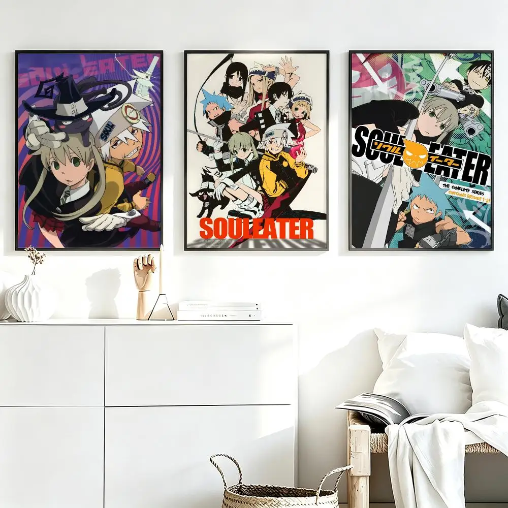 Aesthetic Wall Art Poster Trendy anime Soul Eater Poster for Bedroom Dorm Room Home Decor Large Wall Picture Print