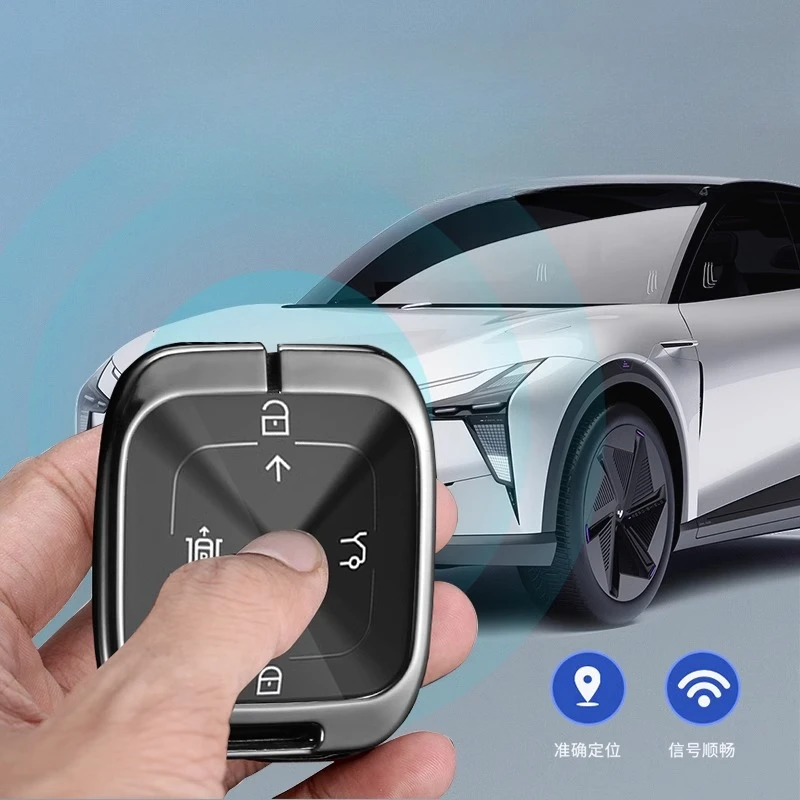 New Upgrade Zinc Alloy Leather Car Remote Control Key Case Cover