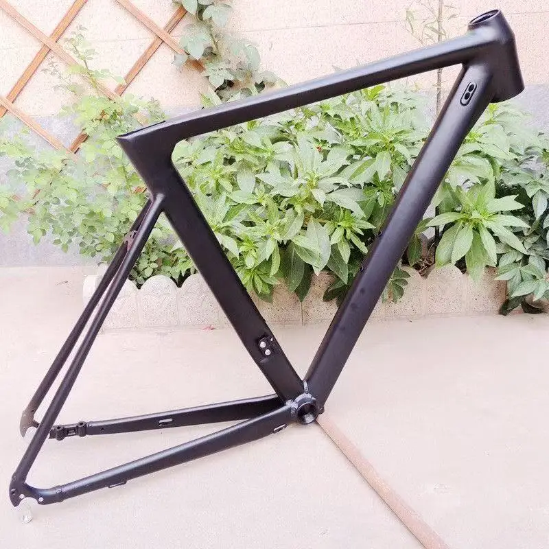 700C Highway Bicycle Frame Broken Wind Frame Aluminum Alloy Material Height 500/520/540MM Baked Paint Process Internal Wiring