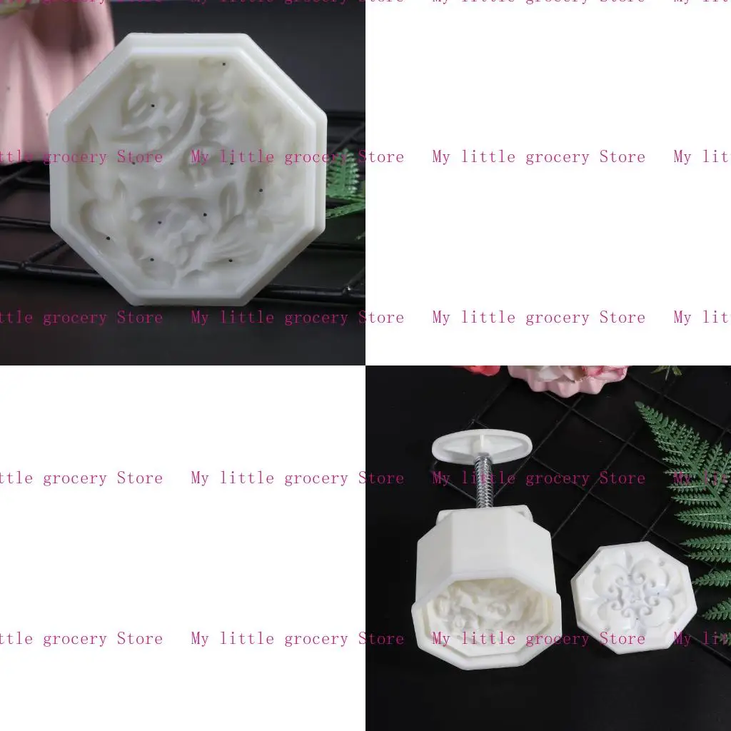 

D5BD Mooncake Molds Window Grilles Mooncake Stamps for Mid-Autumn Festival