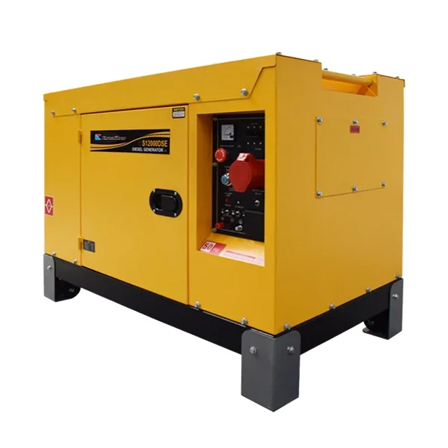 10kw super silent power soundproof electric diesel generator S12000DS