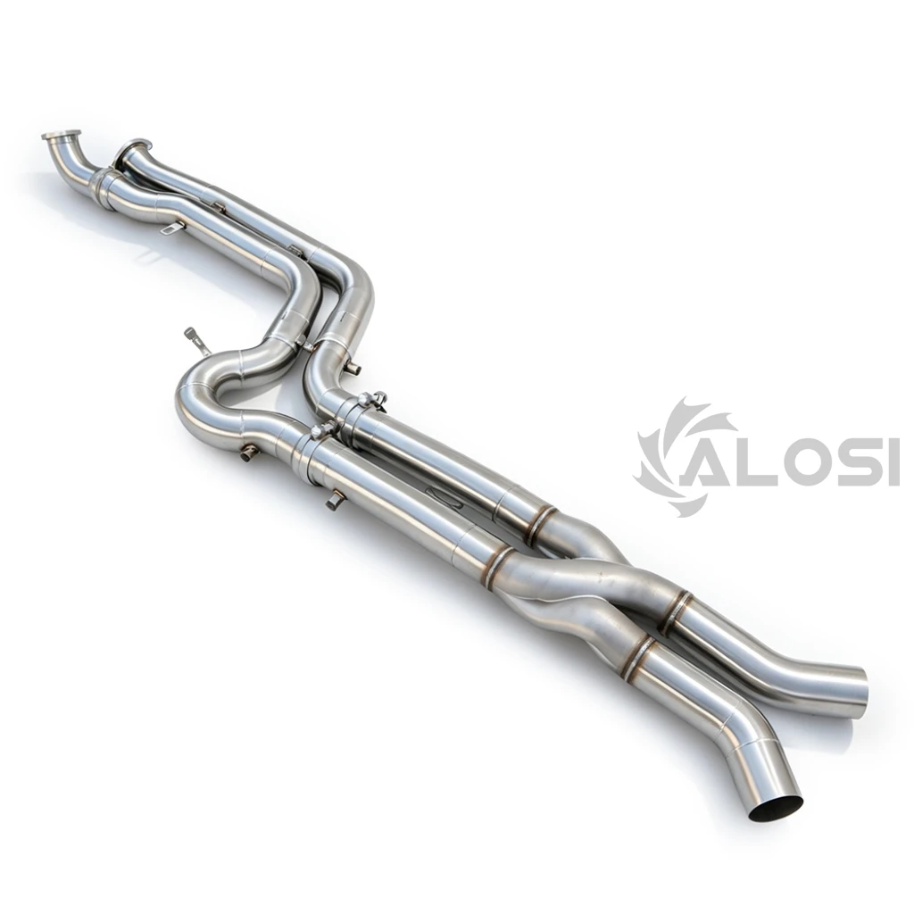 Exhaust pipe with Z-pipe  for BMW G80 M3/ G81 M3 Touring/ G82 M4 Stainless steel equal length exhaust middle section, equipped w