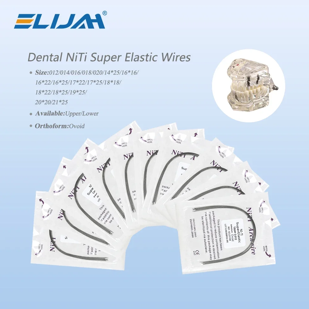 Стоматологические ортодонтические дуги Niti в форме Ovoid, эластичные круглые прямоугольные дуги для брекетов, аксессуары для стоматолога