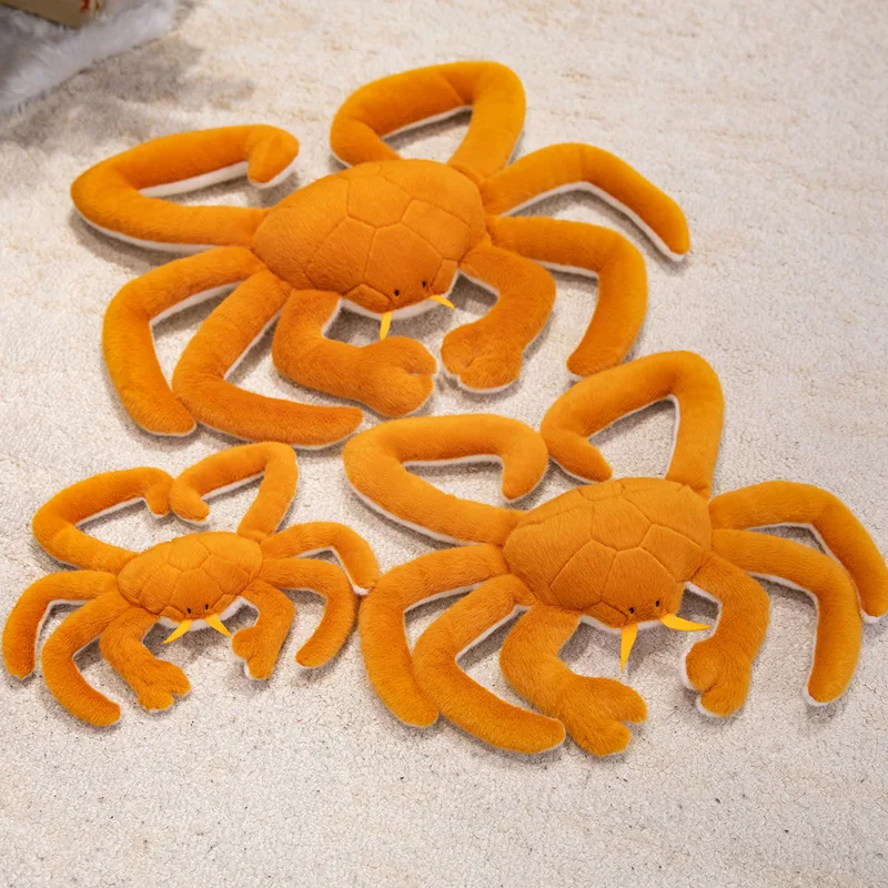 Simulatie 23-45 Cm Krab Knuffel Hoge Kwaliteit Knuffeldier Keizer Krab Knuffels Pop Zachte Kinderen Speelgoed voor Kinderen Geschenken Decor