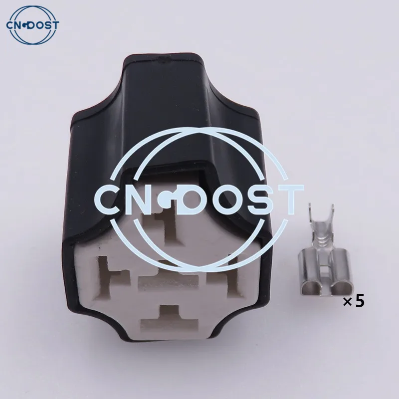 

1 Set 5 Hoe AC Assembly Car Ceramic Relay Holder Seat High Temperature Relay Connector With Pin