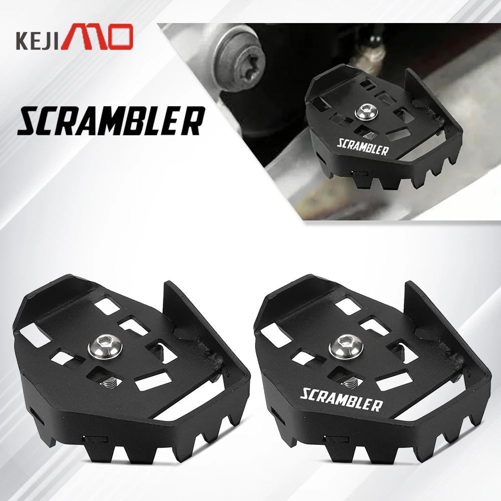 

For Ducati Scrambler 400 800 1100 2014-2025 2026 Motorcycle Rear Foot Brake Pedal Lever Enlarge Extension Footrest Pad Extender