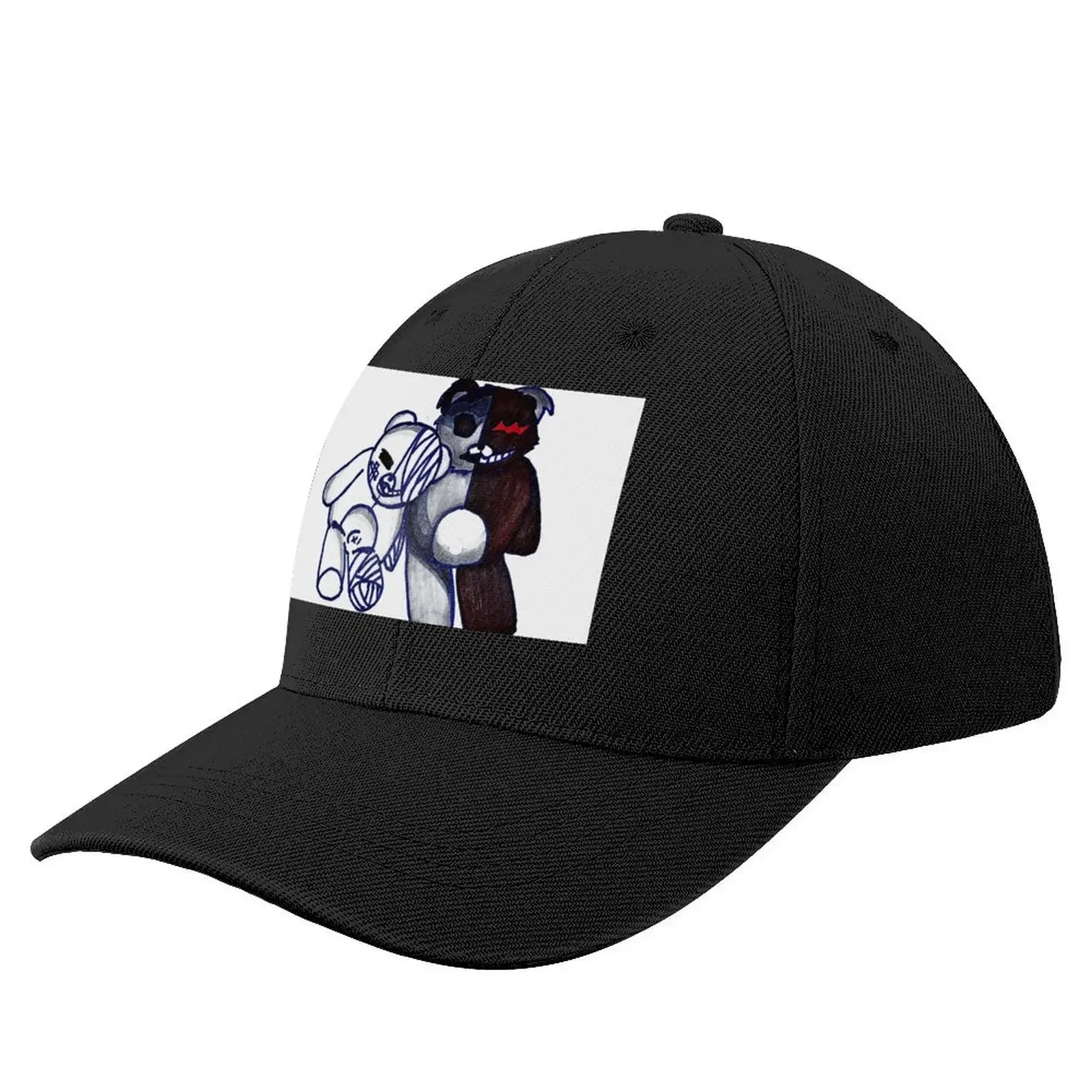 Monokuma & Shirokuma Baseball Cap Dropshipping dad hat Mountaineering Military Tactical Cap Golf Men Women's