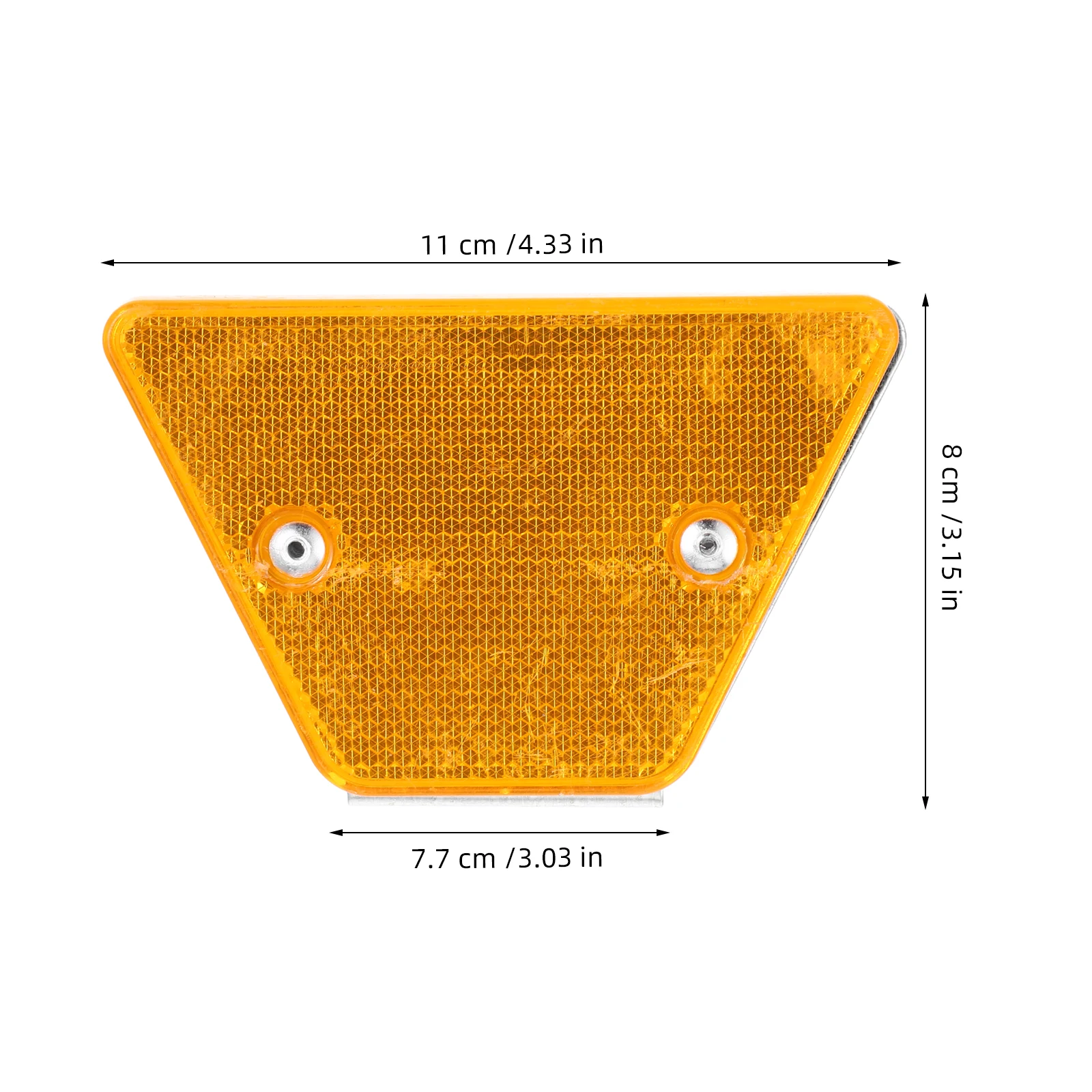 Driveway Road Reflective Marker Single Bracket High Brightness Reflective Pavement Marker For Guardrail Outdoor Traffic