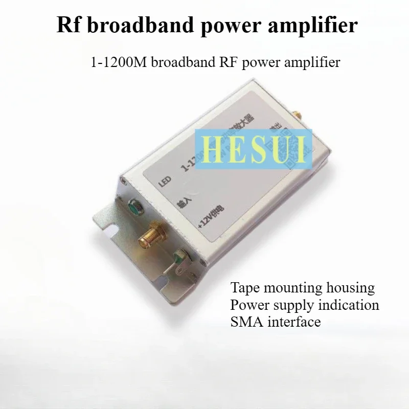 

1-1200M broadband power amplifier FM VHF UHF RF amplifier broadband