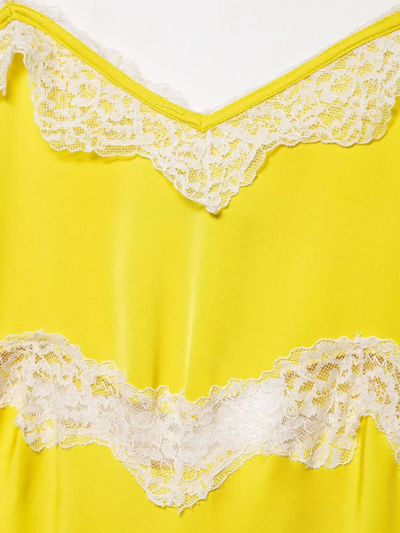 HH Woman Summer Fashion Sexy High Street Sleeveless Slim Party Dress Women V-Neck Lace Splicing Decoration Sling Dress