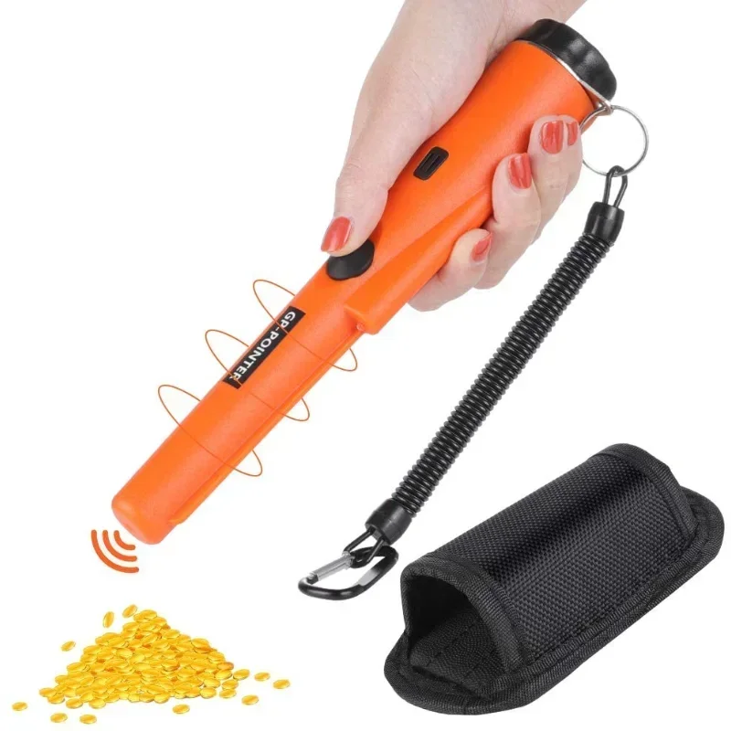 Professional Waterproof Handheld Metal Detector for Coin Gold, Waterproof, Free Shipping, Pointer Pinpoint