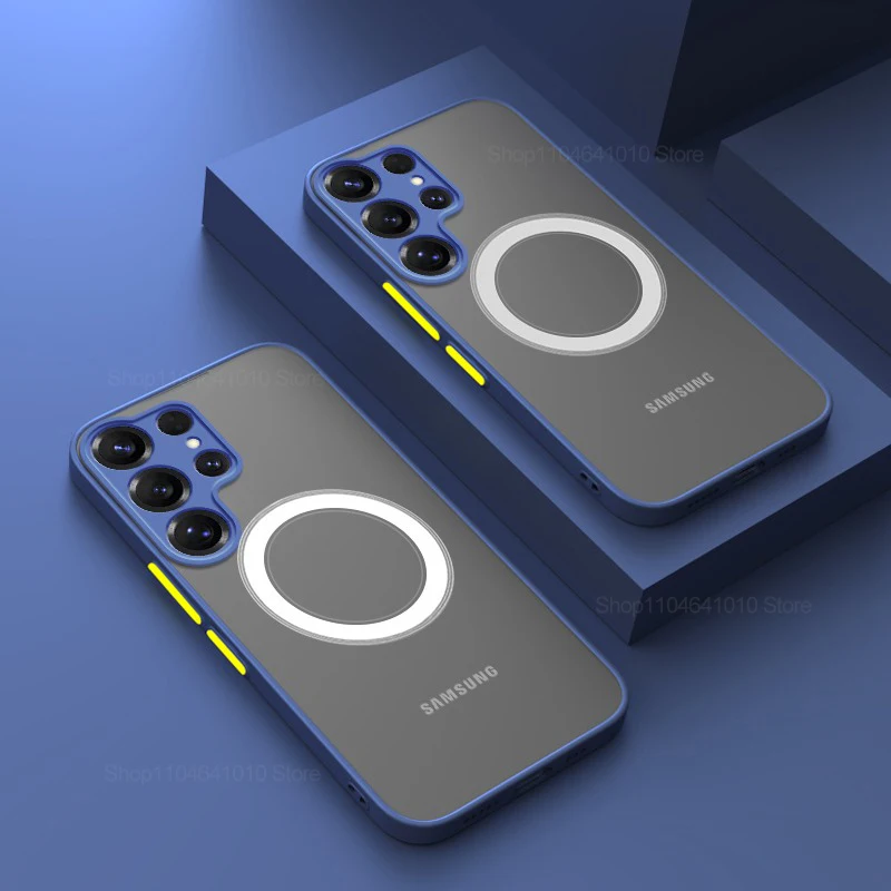 S26 S25 Ultra Plus Hülle Matt Magnetische Handyhülle für Samsung Galaxy S26 S25 S24 S23 Ultra Plus S26Ultra Kabellose Ladehülle – Detail 9