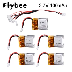 Batteria Lipo 3.7v 100mah per Wltoys V272 V282 V292 FQ777-124 per Hubsan Q4 Rc Quadcopter Pezzi di ricambio Drone Batteria 651620