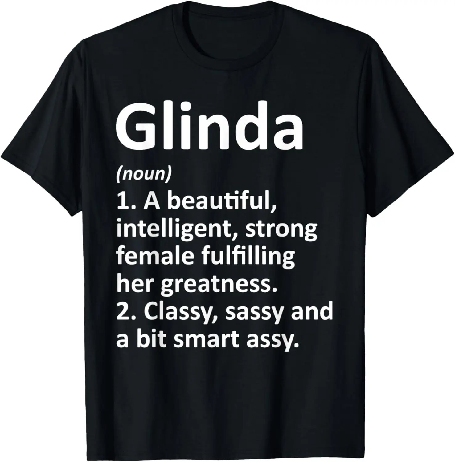 

GLINDA Definition Personalized Name Funny Christmas Gift T-Shirt