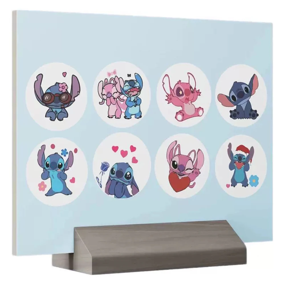 

500pcs Disney Cute Stitch Angel Cartoon Reward Stickers Roll Funny Anime Sealing Decal for Kid DIY Phone Laptop Sticker Toy Gift