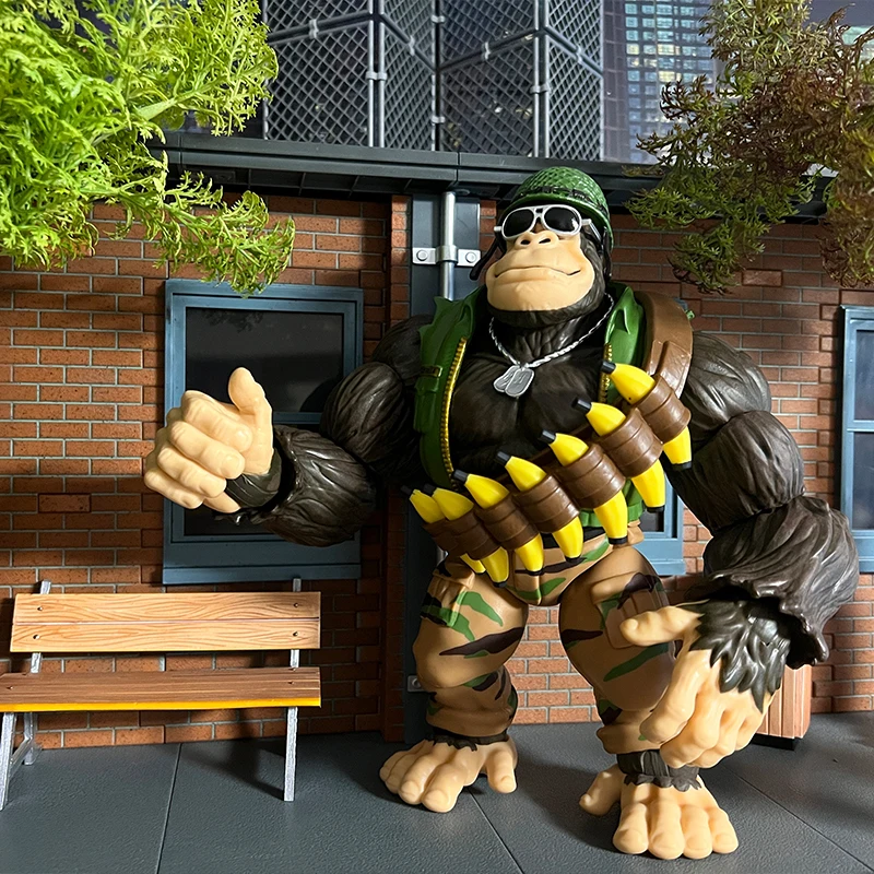 

Подлинные подростковые мутанты, ниндзя, черепахи, 7 волн, панк, Дона, горилла, красный трицератопс, механические куклы со свиньей, лицом, фигурка, модель